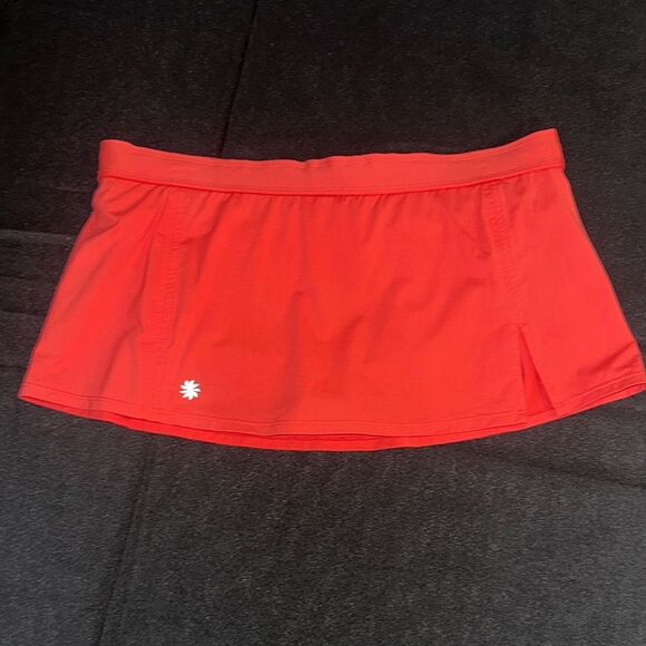 Athleta Coral Bathing Suit Skirt w/ Built in Bottom Size Medium - Picture 1 of 10